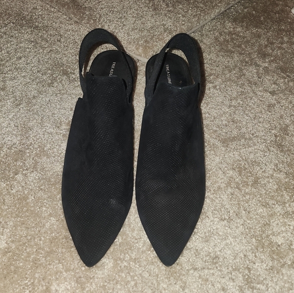 Treasure & Bond Shoes - Treasure & Bond Black Slingback Mules